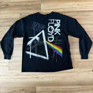 Pink Floyd Size XL Dark Side Of The Moon Long Sleeve Graphic Tee Black 2011